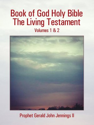cover image of Book of God Holy Bible the Living Testament